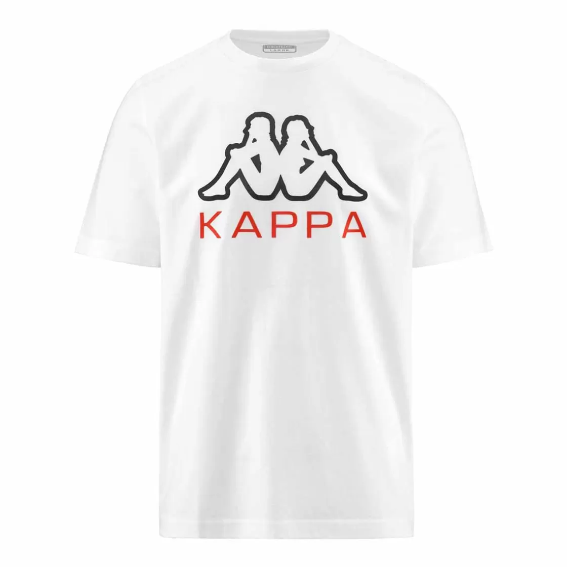 Homme Kappa Hauts & T-Shirts | T-Shirt Homme Edgar Sportswear Blanc