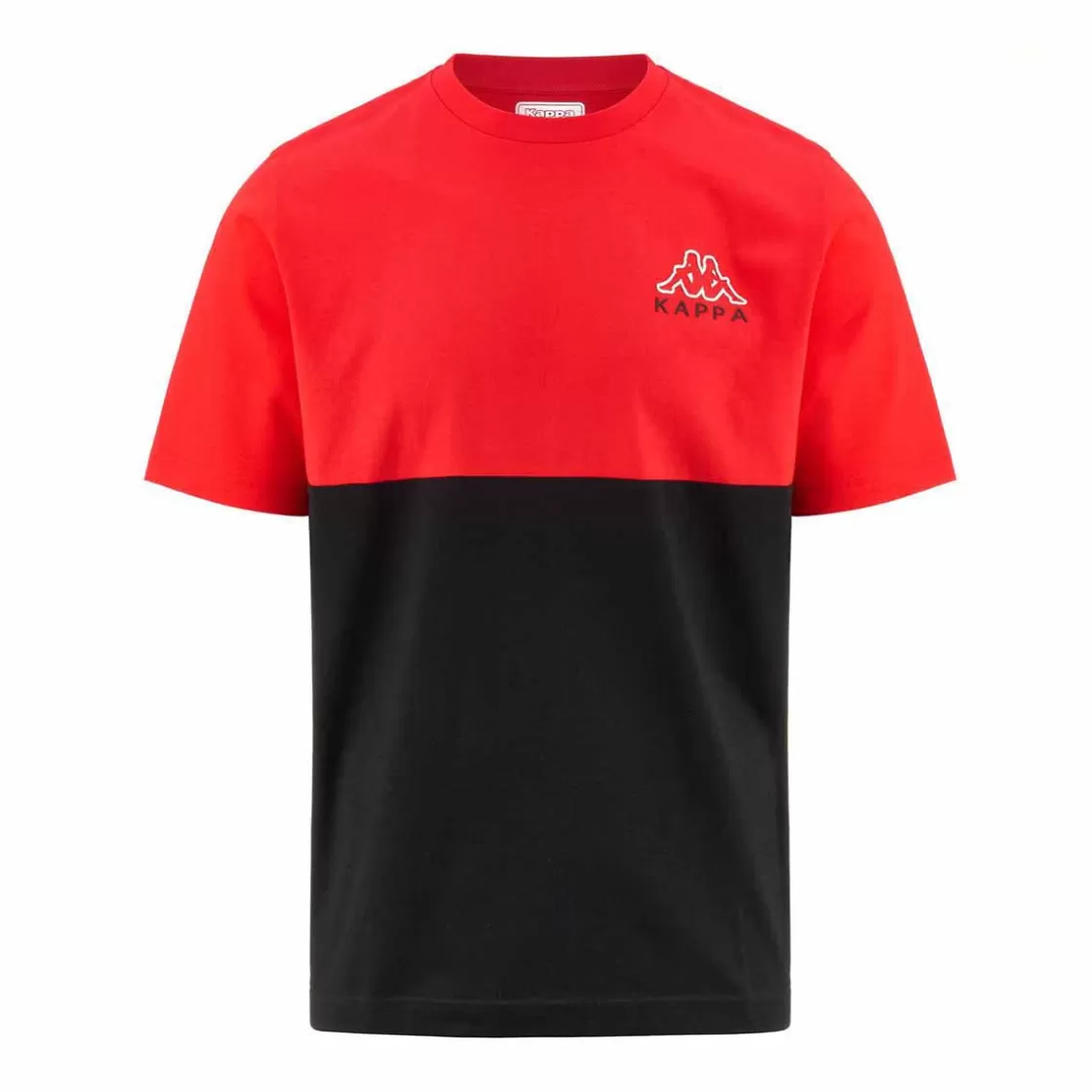 Homme Kappa Hauts & T-Shirts | T-Shirt Homme Edwin Sportswear Rouge