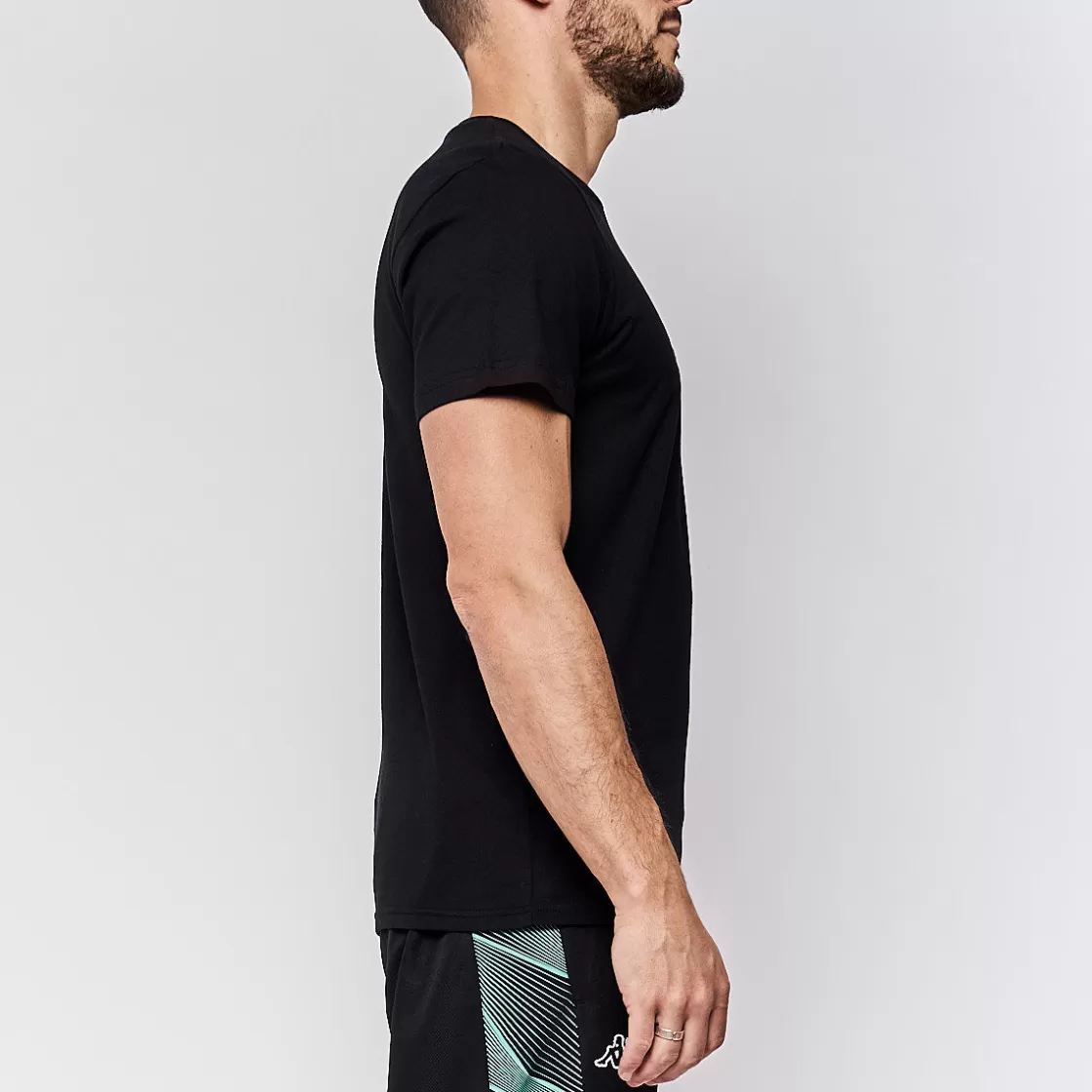 Homme Kappa Hauts & T-Shirts | T-Shirt Homme Ermy Sportswear Noir