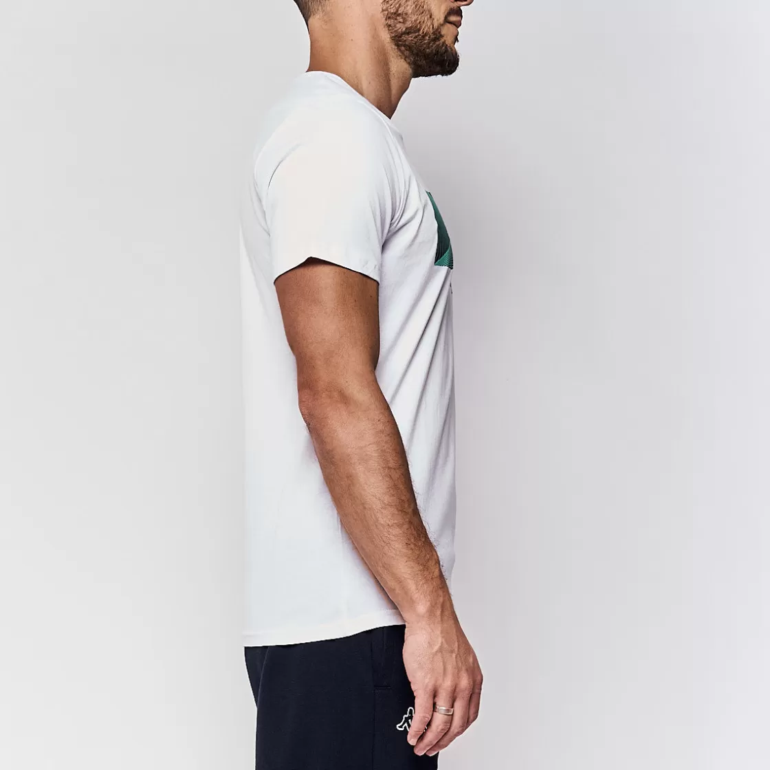 Homme Kappa Hauts & T-Shirts | T-Shirt Homme Eryx Sportswear Blanc