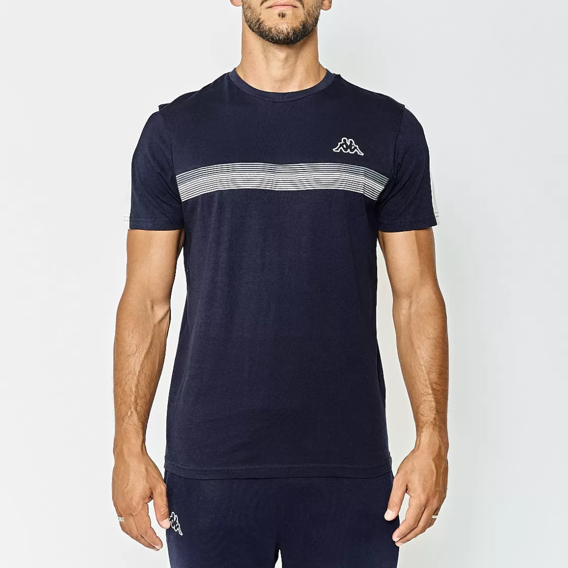 Homme Kappa Hauts & T-Shirts | T-Shirt Homme Iverpool Bleu