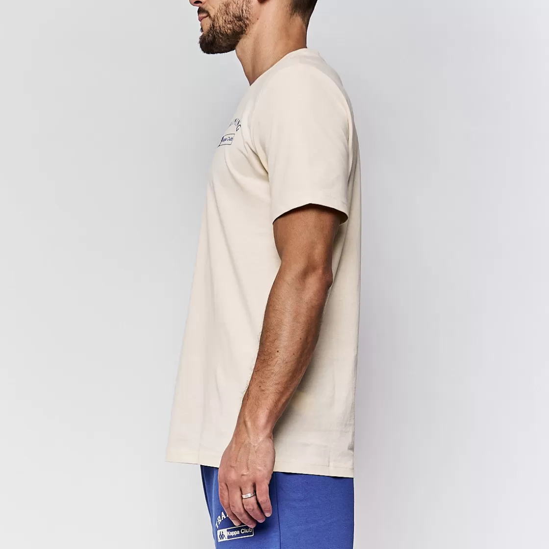 Homme Kappa Hauts & T-Shirts | T-Shirt Homme Shu Organic Authentic Blanc