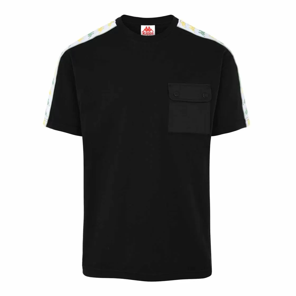 Homme Kappa Hauts & T-Shirts | T-Shirt Homme Sidonio Authentic Noir