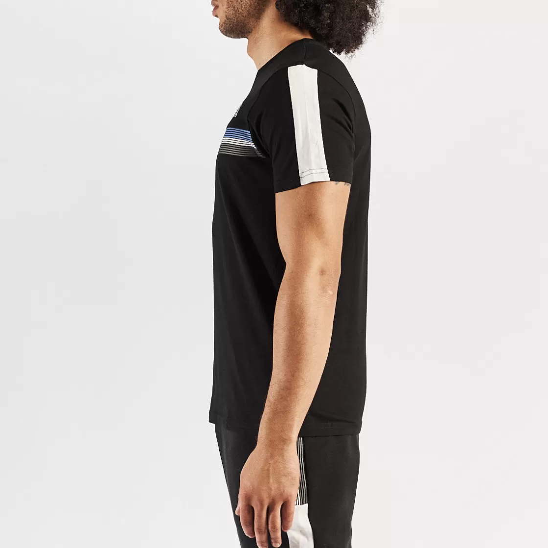 Homme Kappa Hauts & T-Shirts | T-Shirt Iverpool Noir Homme