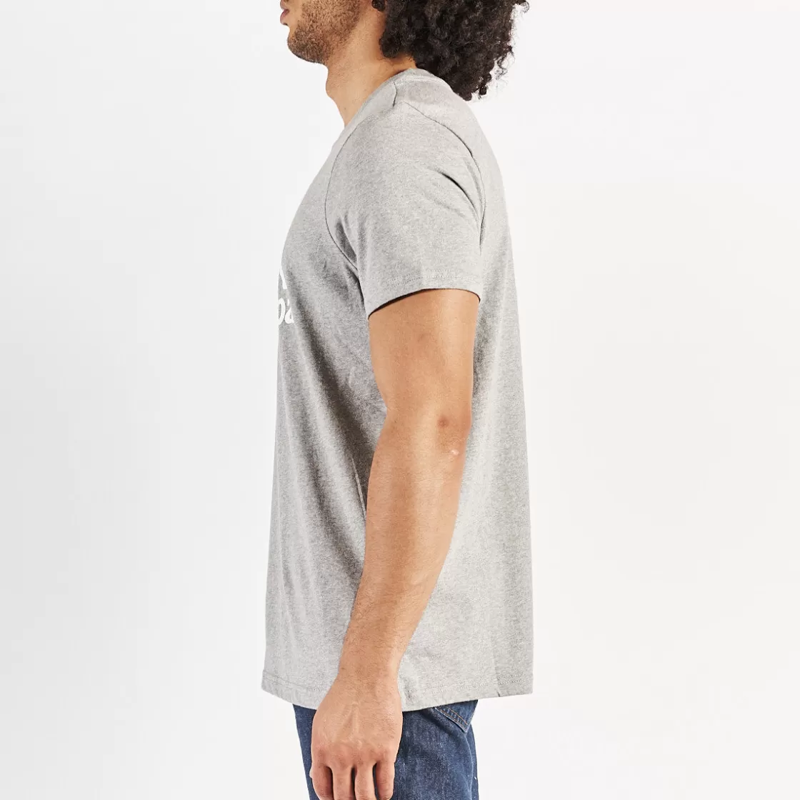 Homme Kappa Hauts & T-Shirts | T-Shirt James Robe Di Gris Homme