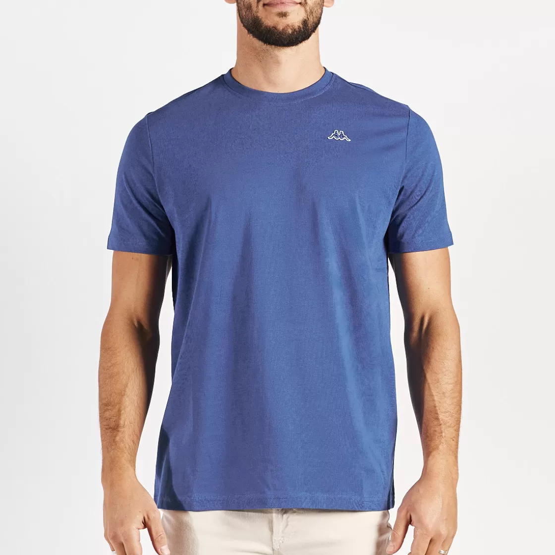 Homme Kappa Hauts & T-Shirts | T-Shirt Luc Robe Di Bleu Homme