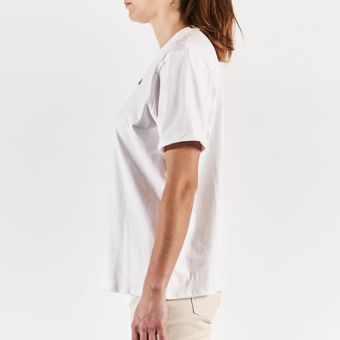 Femme Kappa T-Shirts & Tops | T-Shirt Sarah Robe Di Blanc Femme