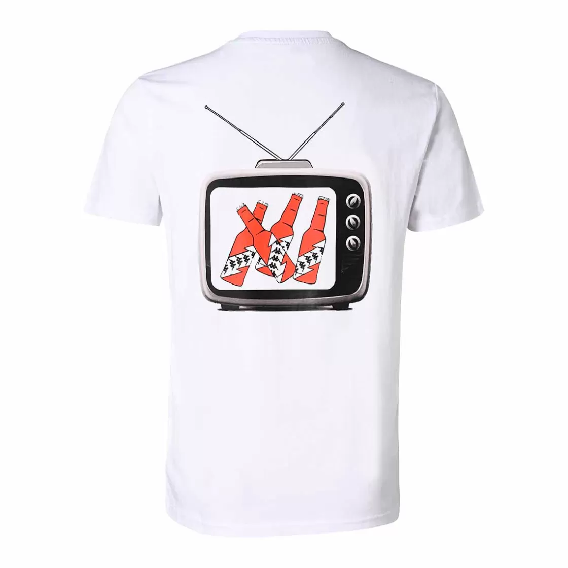 Homme Kappa Hauts & T-Shirts | T-Shirt Unisexe Bredy Authentic Blanc